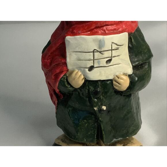 Carolers Boy Girl Ceramic Figurines Hand Panted Vintage Christmas Holiday Decor - Picture 7 of 7